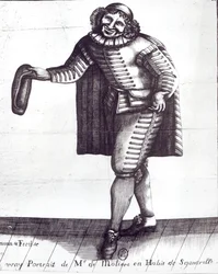 Molière als Sganarelle in 